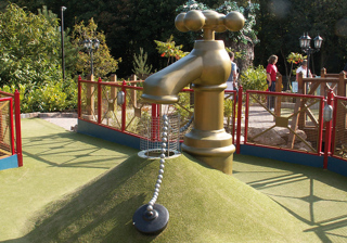 Tap obstacle Adventure Golf