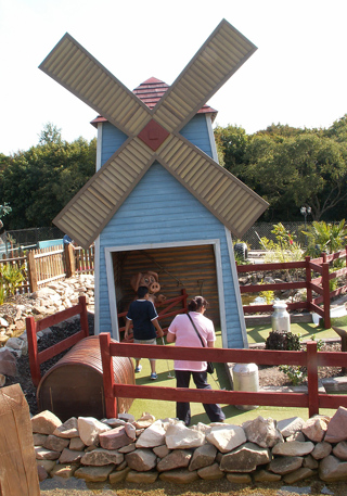 Large windmill at the Adventure Golf