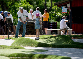Adventure golf can be played by everyone